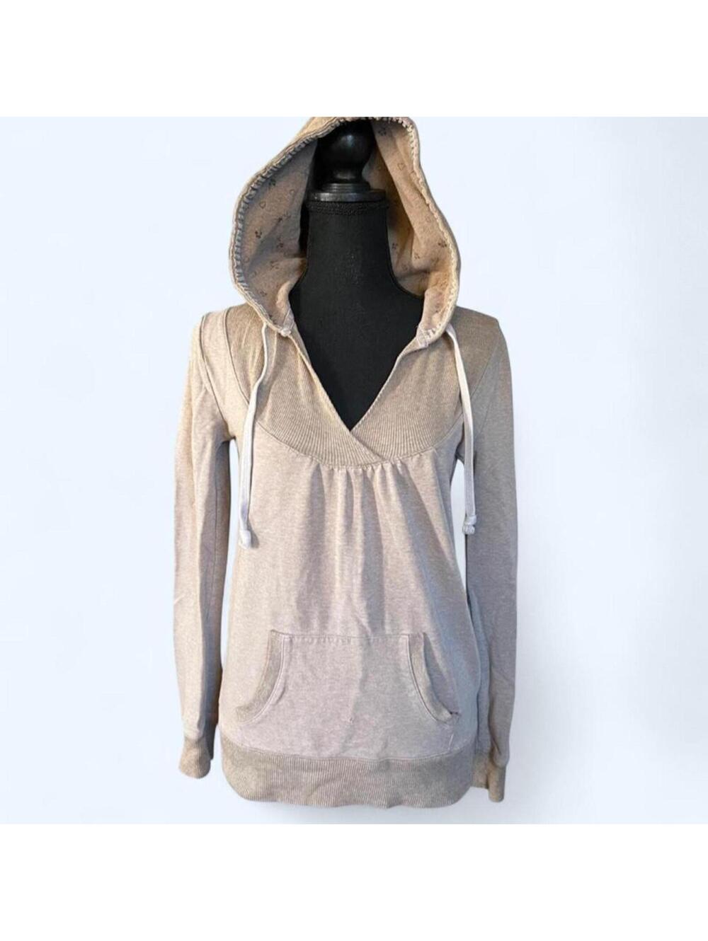Vintage Y2K Old Navy boho fairycore hoodie pullover soft girl top size S